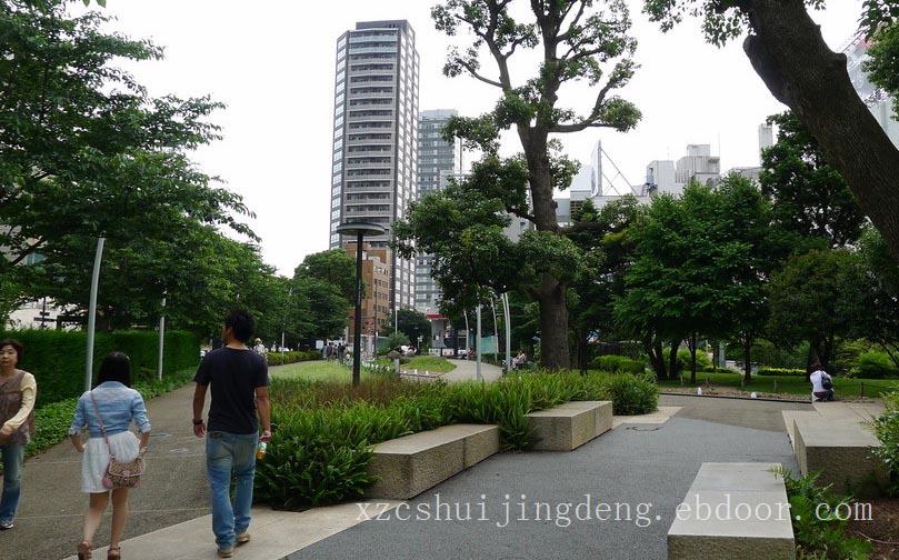 杭州商业中心绿地设计、绿化景观设计、城市绿地设计、街旁绿地设计
