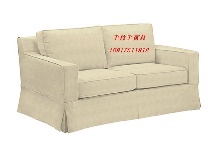 上海美式乡村软包沙发割绒麻布品牌定做报价