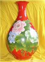 中国红陶瓷花瓶上海站专卖之赏瓶 