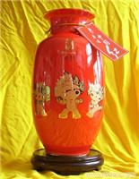 中国红瓷花瓶  中国红茶具  中国红礼品 
