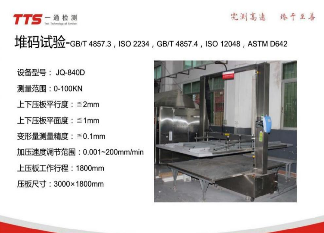 ISO 12048:1994包装件压力试验检测