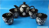 色釉陶瓷茶具、日式茶具、黑色色釉类 
