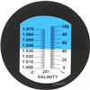 光学盐度计海水鱼缸养殖盐度表比重计食品咸度计卤水测盐器测试表