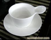 白色陶瓷杯碟、广告咖啡杯、杯碟订做 