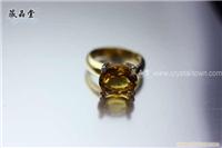 黄水晶戒指-〓巴西天然水晶〓┗藏晶堂┛水晶专卖