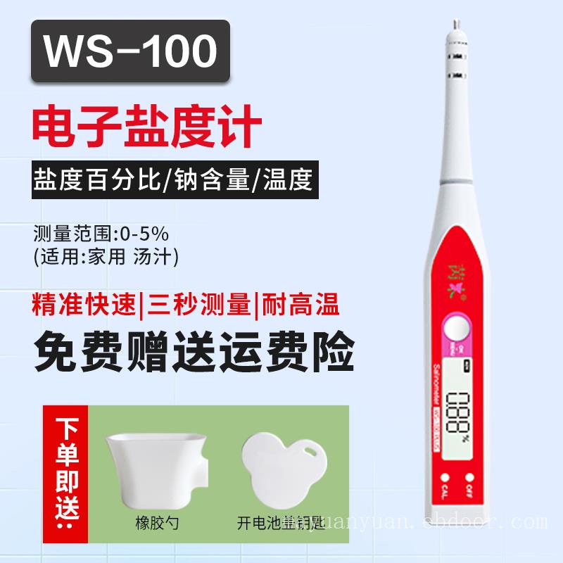 数字式盐度计    WS-100数显盐度计