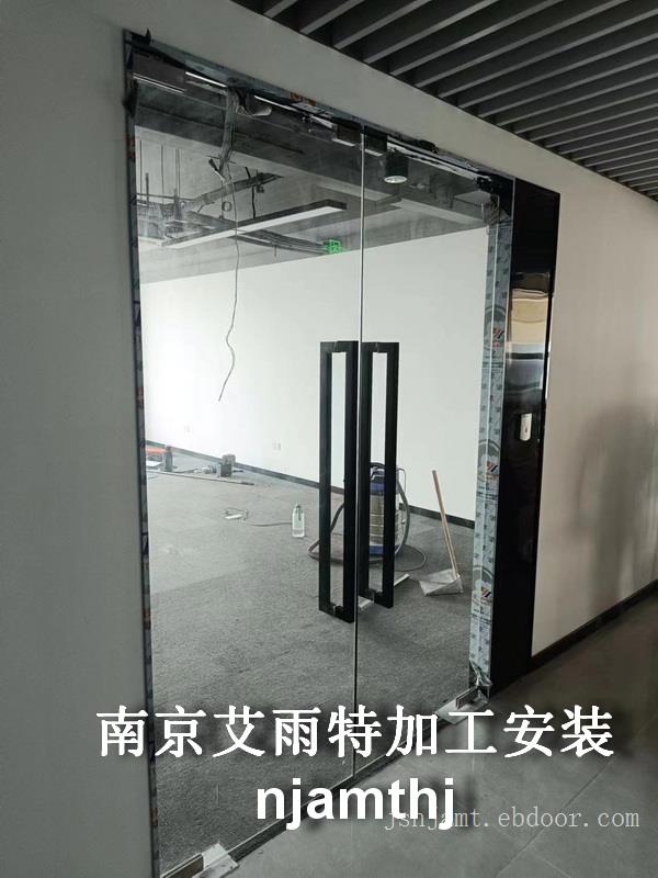 南京门面房玻璃门加工安装