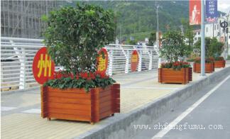 上海花箱订做浦东花箱订做炭化木花箱移动花箱