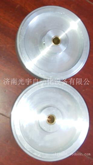 济南光宇200mm周长全铝合金滚花米码轮GY-200-6(8)