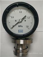 YTQP-120HF6  氨用隔膜卫生型压力表,安全型隔膜压力表