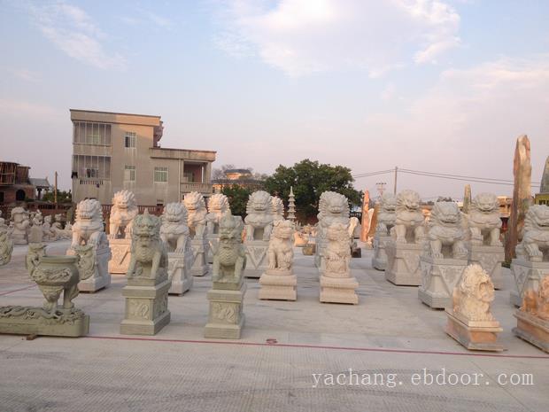 上海石雕,上海石雕厂,石狮子雕刻