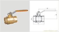 298黄铜球阀（足通阀） 