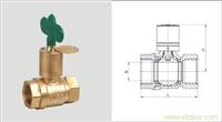 243A黄铜锁闭球阀 