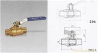 206/206A黄铜外螺球阀 