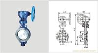 806对夹式三偏心弹性金属密封蝶阀 