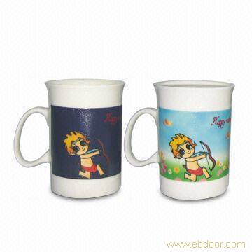 变色马克杯|变色陶瓷杯|陶瓷变色广告杯|订购陶瓷礼品杯|上海马克杯�