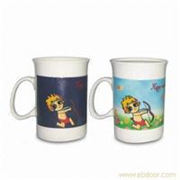 变色马克杯|变色陶瓷杯|陶瓷变色广告杯|订购陶瓷礼品杯|上海马克杯 