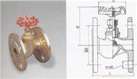 314/314A黄铜法兰截止阀 