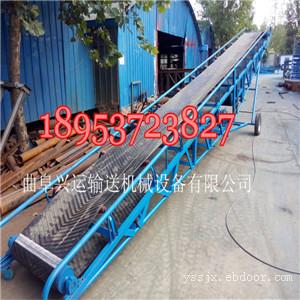 黑色橡胶带输送机  滨州橡胶皮带机 小型皮带输送机设备