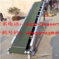 黄色橡胶传送带 定制高效圆管输送带 小型移动式加料输送机价格