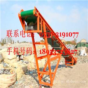 黄色橡胶传送带 定制高效圆管输送带 小型移动式加料输送机价格