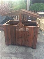 上海防腐木垃圾桶定做|上海防腐木垃圾桶定做厂家