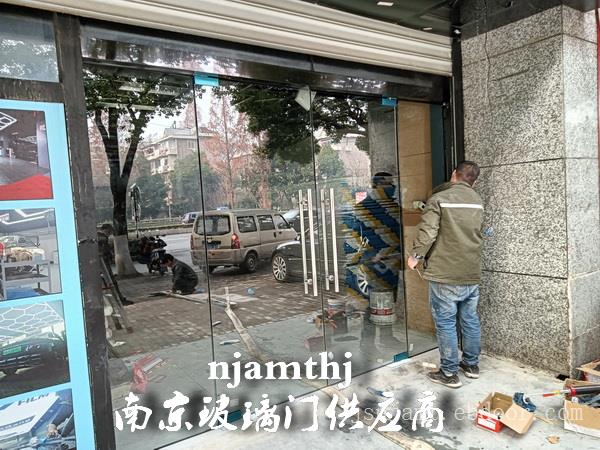 南京钢化玻璃门安装