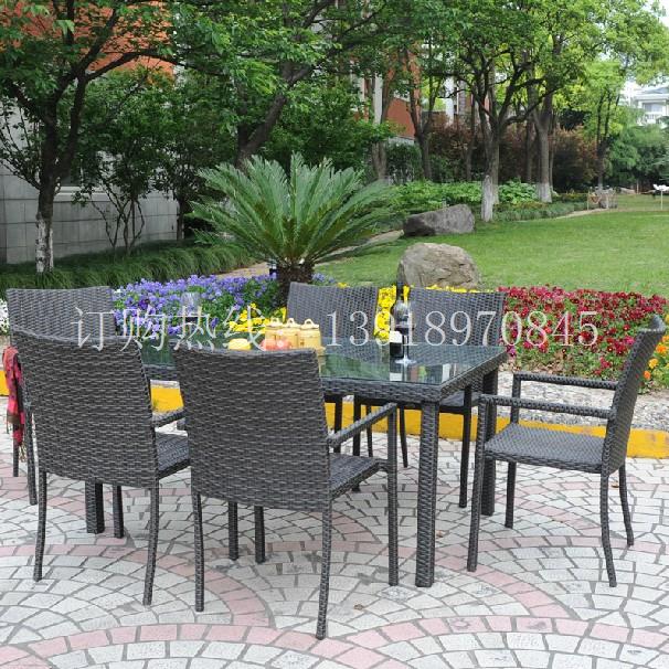 上海来图订制编藤桌椅 仿藤桌椅餐厅桌椅 咖啡吧桌椅 颜色可选