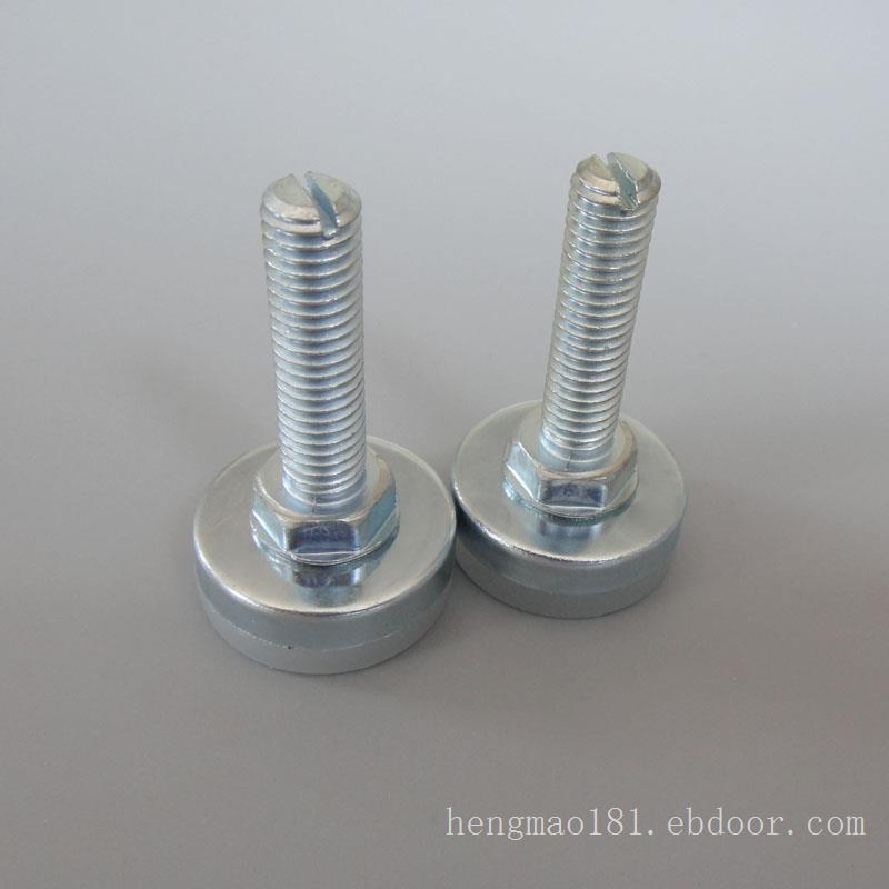 一字型调节脚垫,家具可调脚,展示柜底脚