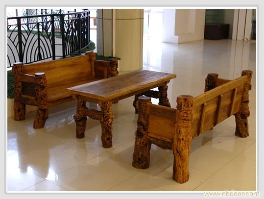 老榆木家具展示1�