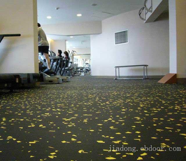 健身房地板铺设/运动地板批发