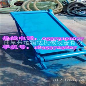 兴运厂家定做600带宽装袋输送机，可移动式输送机图片，耐酸碱皮带输送机