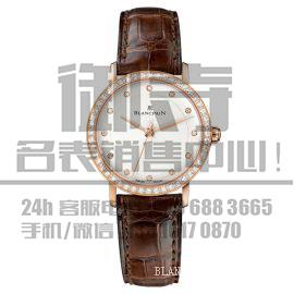 上海卢湾区宝珀6654-3642-55B手表回收店