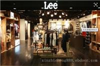 lee服装连锁店室内灯光照明，lee品牌连锁店室内灯光照明工程，lee男装品牌连锁店铺室内射灯照明工程