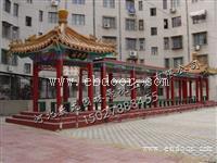 校园文化艺术长廊-欧式景观长廊-塑木长廊