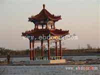 浙江八角凉亭-四角双层凉亭-户外六角凉亭
