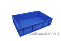 苏州滏瑞厂家供应专用加厚抗摔耐用塑料箱HP-6B耐用物流箱定制批发