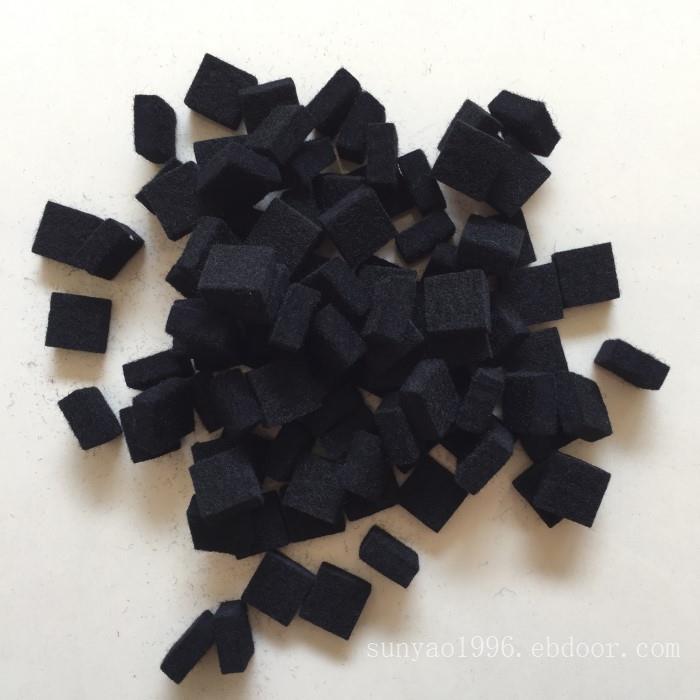 皮革脱色黑色羊毛毡