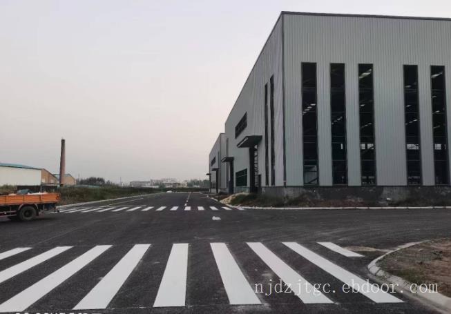 南京道路划线_达尊工厂车间划线_定位线划线