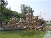庭院假山鱼池-敖龙