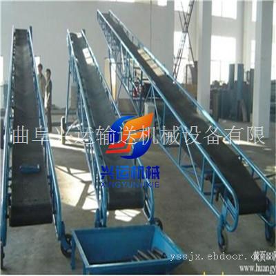 货柜车专用皮带输送机，移动式圆管输送机报价，三相电粮食入库用传送机
