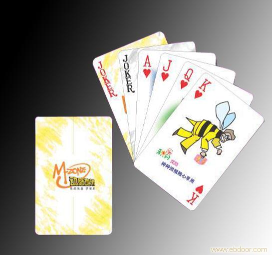 广告扑克�