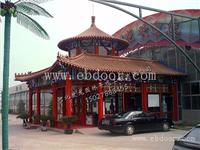 湖南仿古建筑长廊-湖南休闲凉亭-敖龙