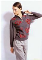 女羊绒衫来料加工 