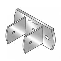 Concrete Hinged Base Plate HCB-C/2 罗恩重型混凝土铰连接底座