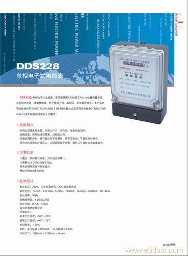 DDS228型 华邦牌表�
