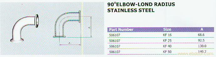 90°ELBOW-LOND RADIUS�