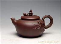 桃报春壶 紫砂茶壶 