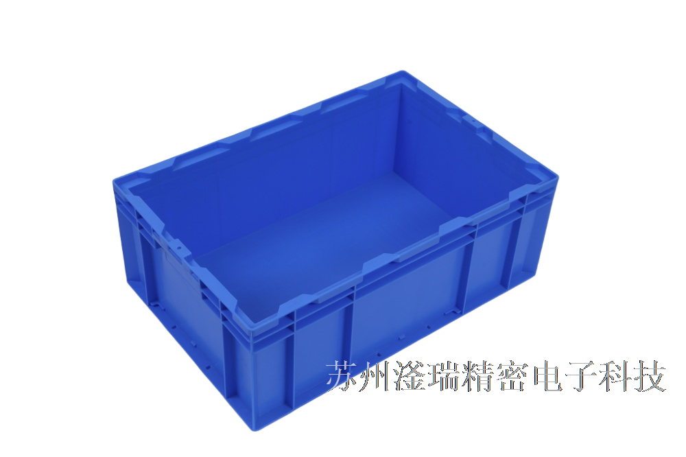苏州滏瑞热销新款HP-5C蓝色周转箱,外550-365-210HP周转箱批发
