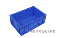 苏州滏瑞热销新款HP-5C蓝色周转箱,外550-365-210HP周转箱批发